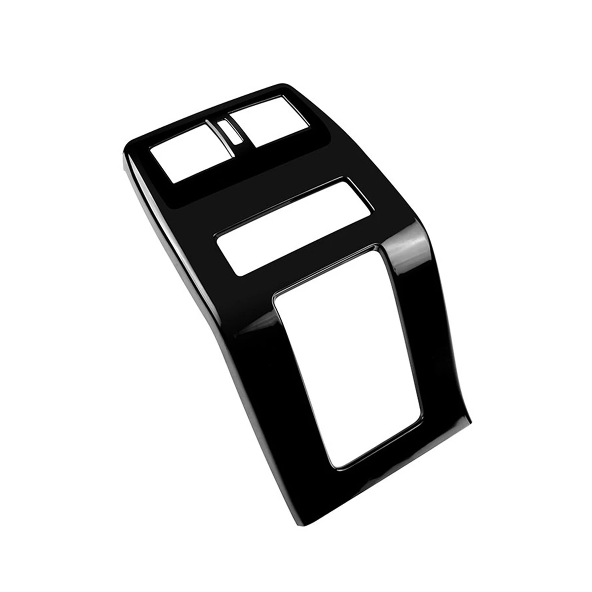 

RHD for Mitsubishi OUTLANDER 2022 Gloss Black Armrest Box Rear Air Vent Frame Anti-Kick Cover Sticker Trim