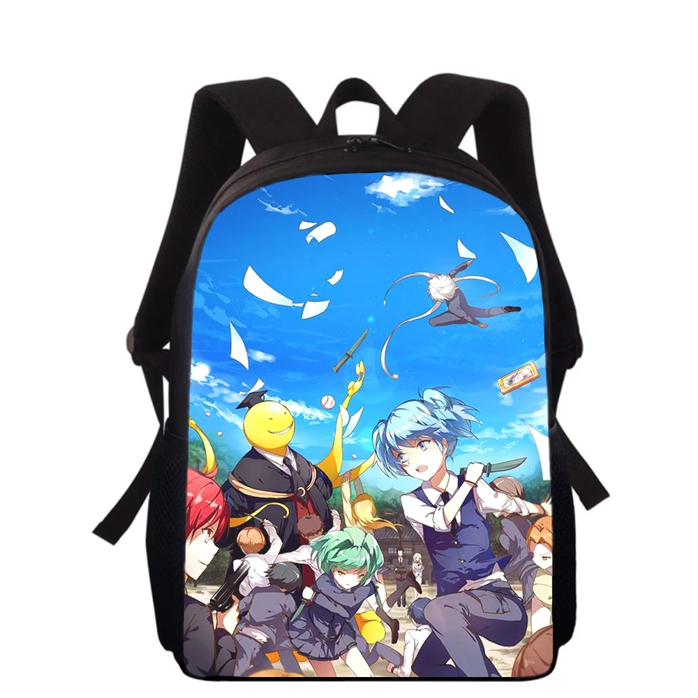 Assassination Classroom 15” 3D Print Kids Backpack Primary School Bags for Boys Girls Back Pack Students School Book Bags
