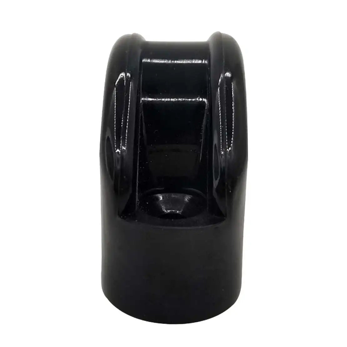 Фото 2 шт., 55x30 мм, 17 мм, фитинг Fairlead Bullseye, подходит для лодки, морской яхты, черный и серебристый №3