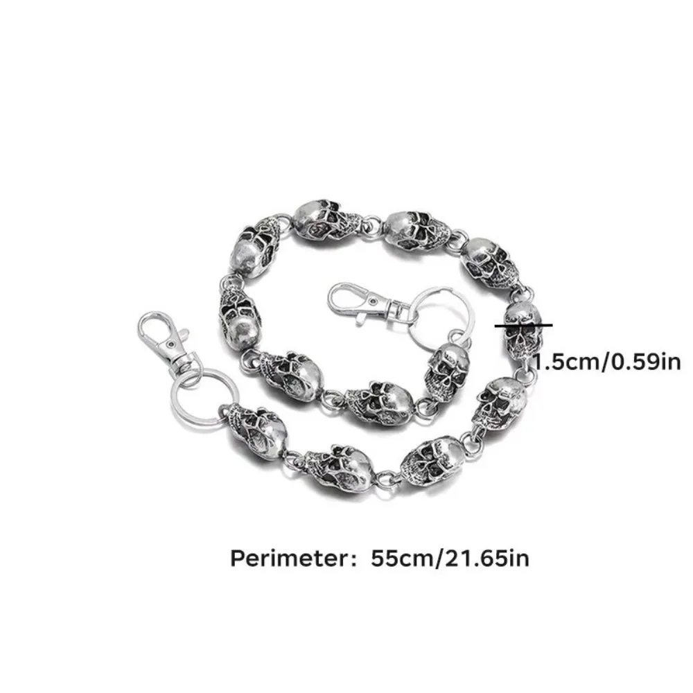 Готический панк тяжелая поясная цепочка винтажная рок-мужская в стиле брелки для