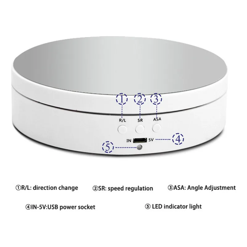 

Электрический поворотный стол для фото 360°