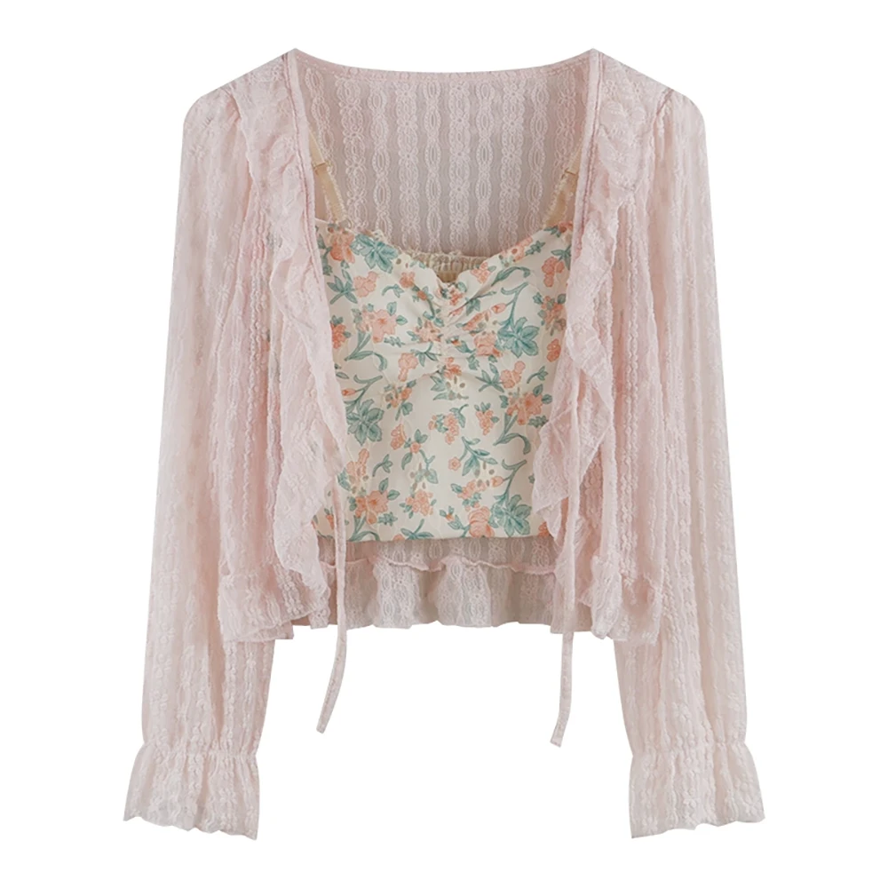 Женская модель ультратонкое пальто с защитой от солнца жилет принтом пляжный из