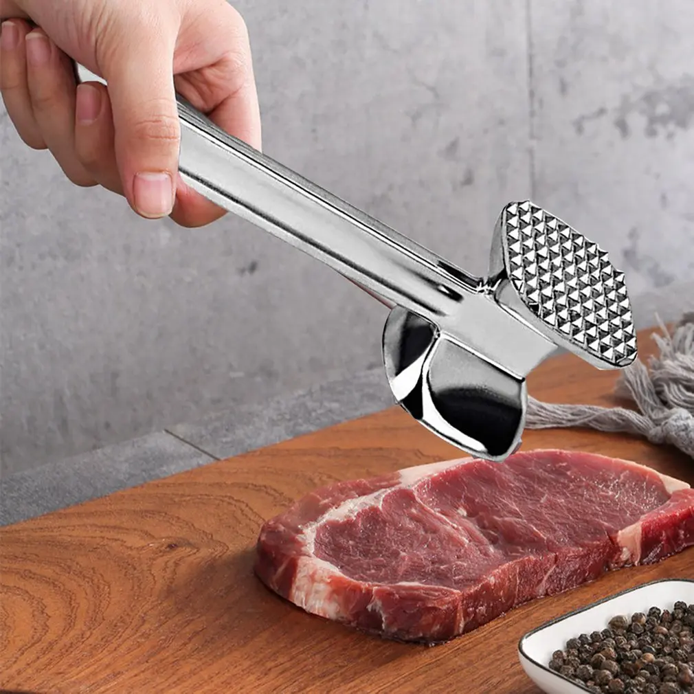 

Home Double Side Hammer Pork Chop Meat Tenderizer Durable Sharp Needle Blade Steak Beef Kitchen Cooking Tool Chicken Pounder