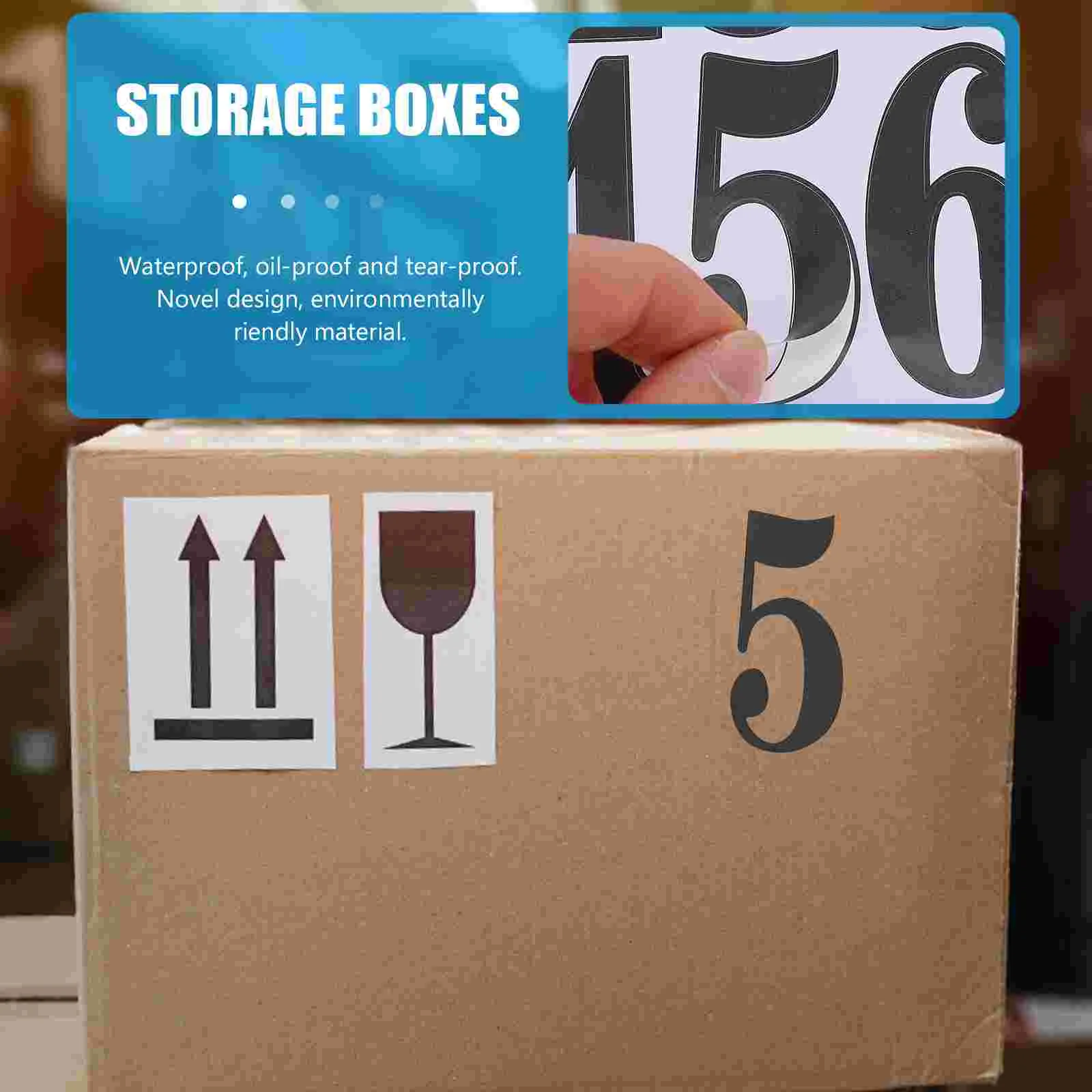 5 листов антивыцветающие наклейки с номерами для почтовых ящиков самоклеящиеся