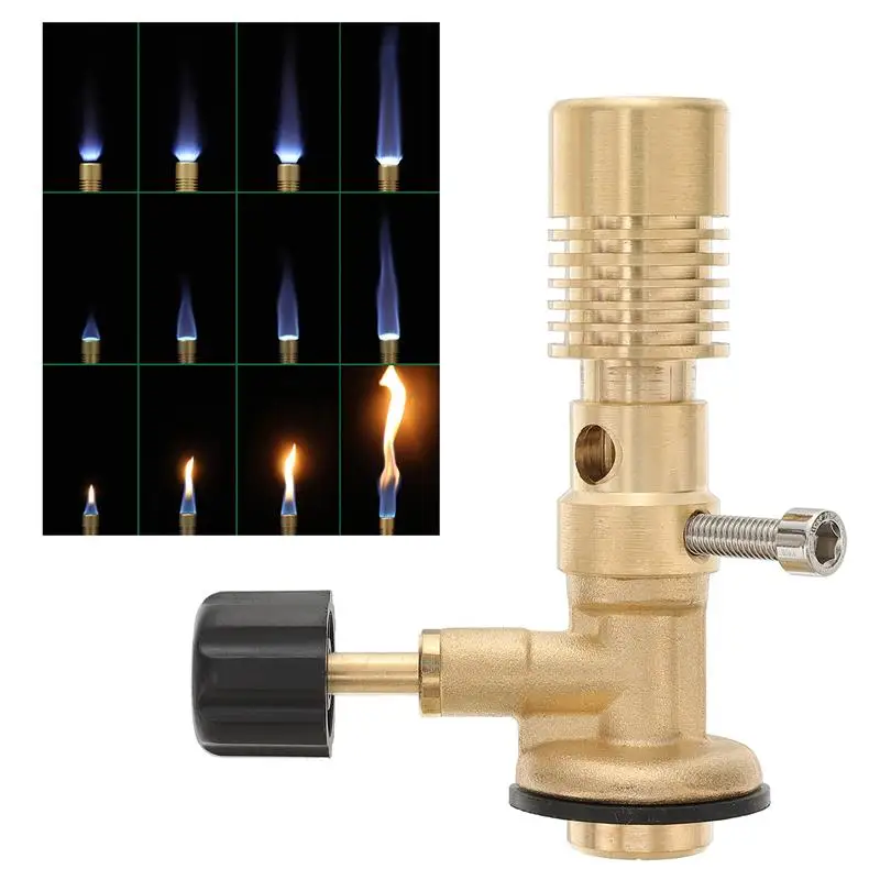 

Burner Bunsen Gas Head Adjustment Portable Accessory Laboratory Premium Camping Brass Professional Propane Supply Heating Mini