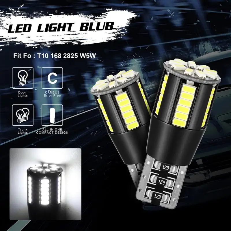 

2 шт., автомобильные лампы T10 501 194 W5W SMD 39