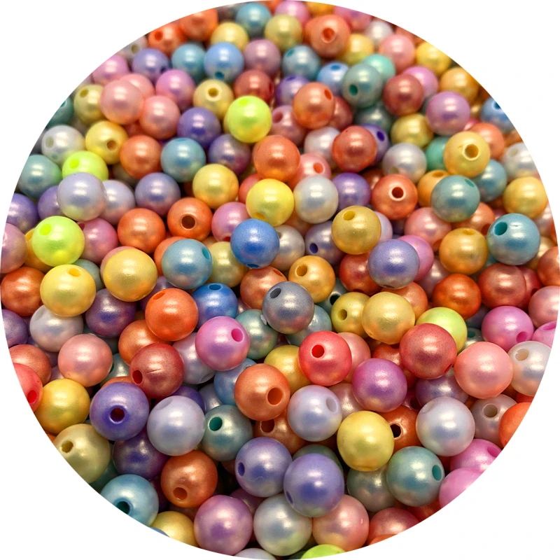 

Новые акриловые круглые бусины-разделители 4-12 мм, 200-20 шт., аксессуары для ювелирных изделий