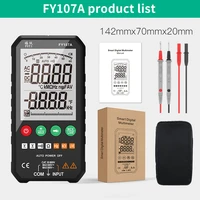 professional digital multimeter tester fy107a fy107b fy107c 6000 counts 1000v ac dc ohm hz voltage meter electrician tools
