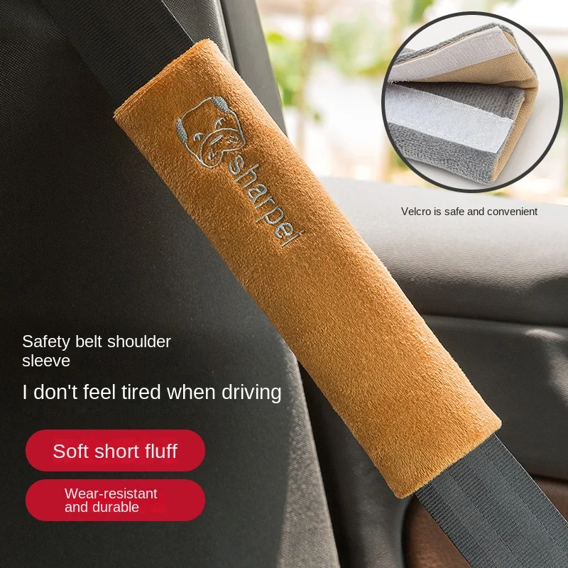 

Automotive Accessories Simple Seat Belt Cover - Shoulder Cover - Long Cute Set Upholstery Universal All Seasons