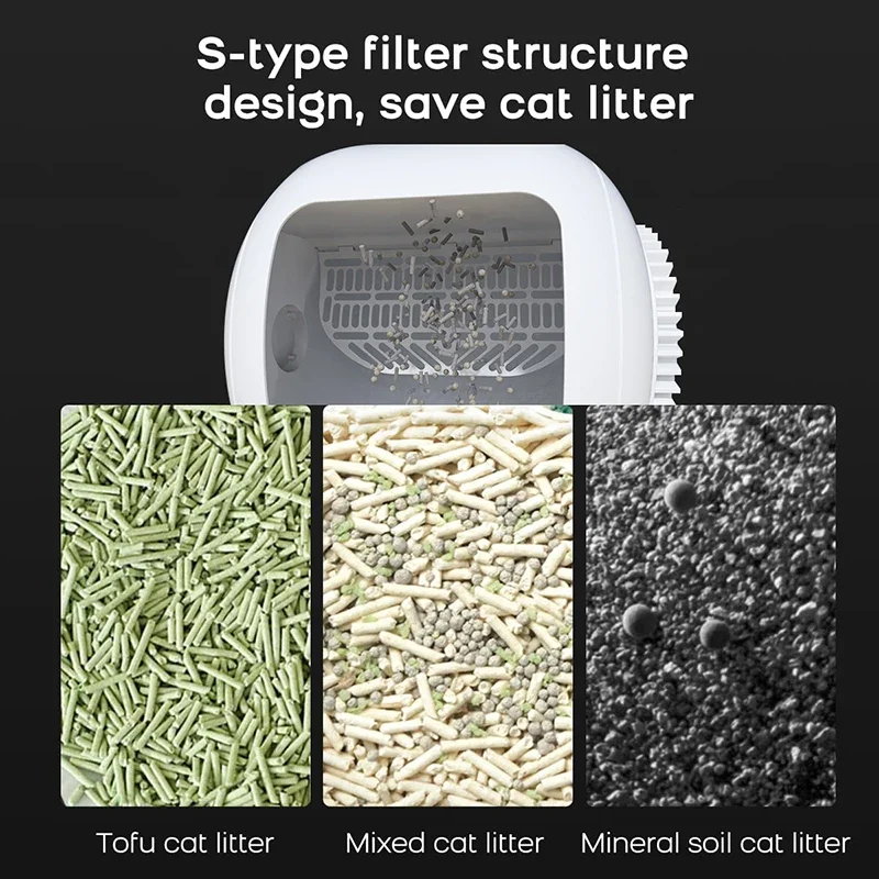 Умный кошачий лоток для домашних животных полипропиленовый продукт