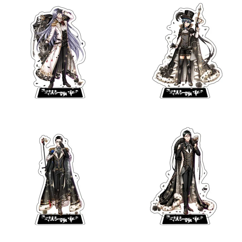 

1 шт. Новинка Аниме Kuroshitsuji Черный Батлер фото Себастьян Michaelis настольная искусственная фигурка игрушки подарки