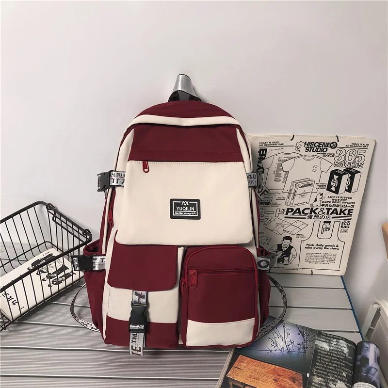 

Korean Schoolbag Female Student Backpack Large Capacity Fashion Boy Backpack Computer Bag Femal School Backpack School Bags