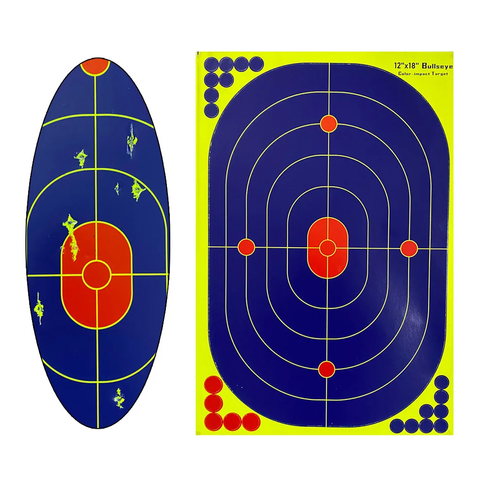 

Target Stickers Splatter Targets 12*18 Inch Adhesive Targets Handgun Trainer Target Paper Paper Target Paper Targets Useful