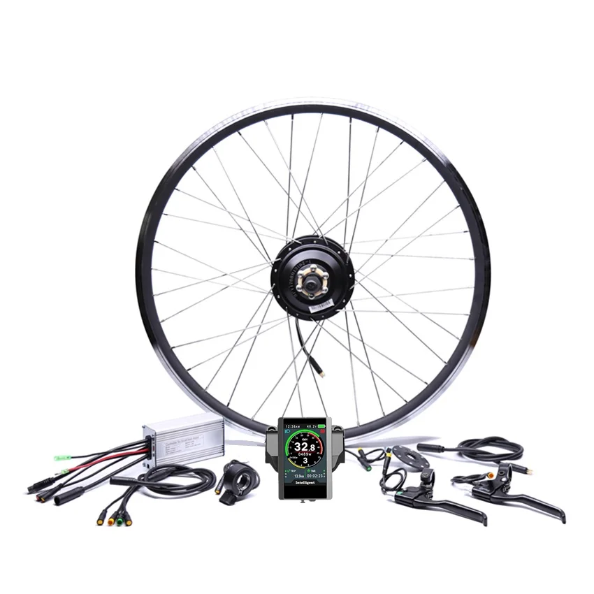 Цветной дисплей водонепроницаемый 48v500w Bafang передний/задний комплект для