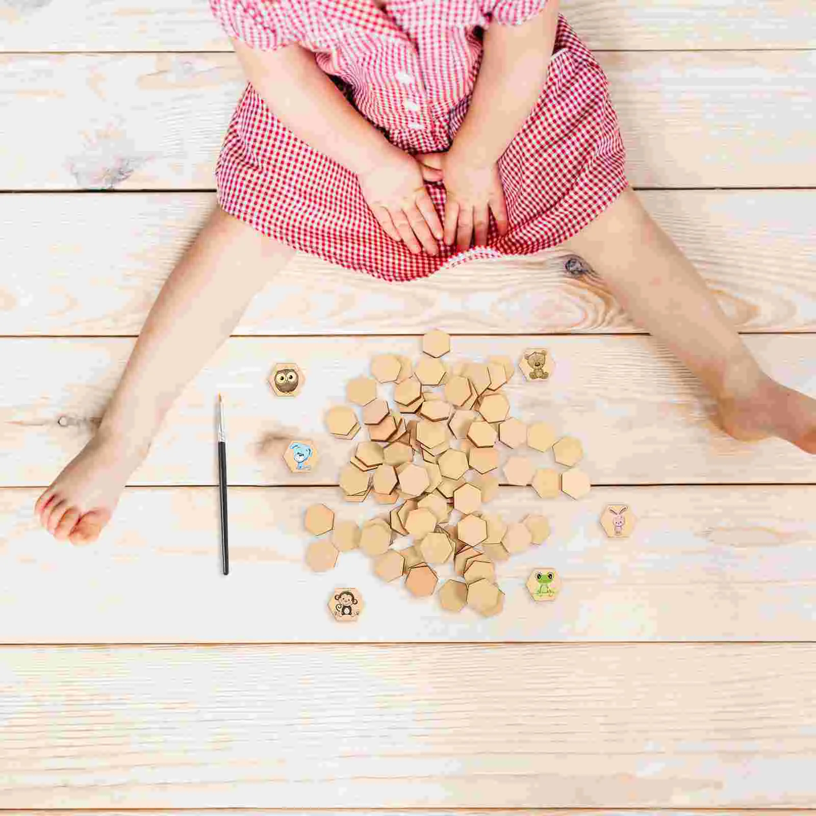 200 шт. рождественские украшения орнамент деревянные подвесные формы DIY ремесла