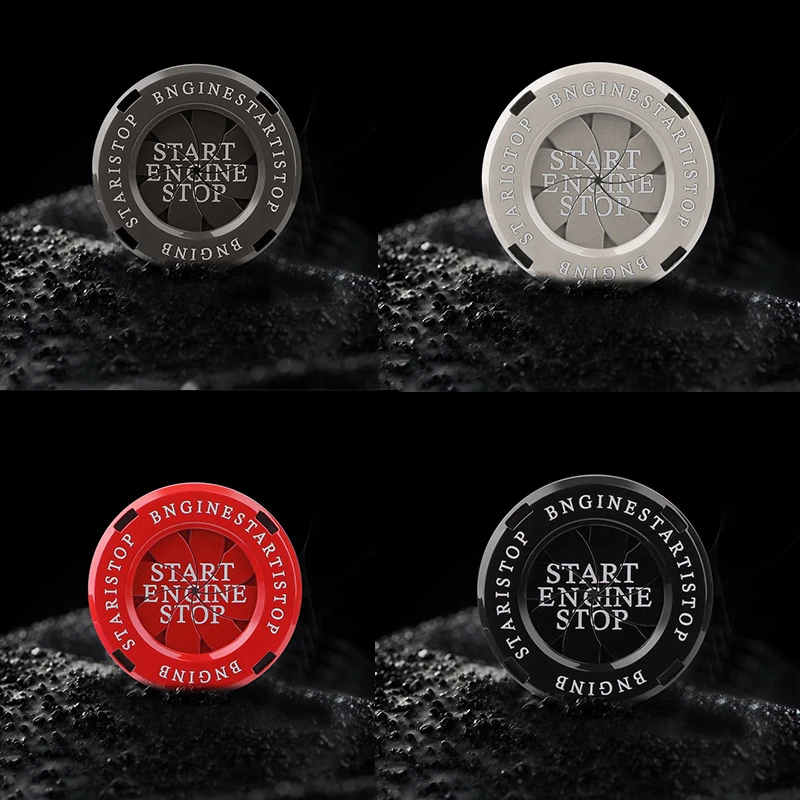 

Interior Modification One-button Start Ignition Switch Rotating Protective Cover Motorcycle Start Ring Decoration Car Accessory
