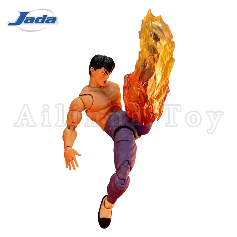 Фото Jada Toys 1/12 6-дюймовая экшн-фигурка Ultra Street Fighter II: The Final Challengers Fei Long Эксклюзивная аниме-модель №1