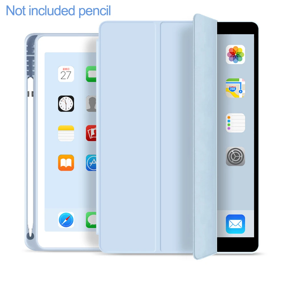 

Pencil Cases For iPad Pro 12 9 case 2021 Funda iPad Pro 11 Case 2020 Air 4 Case Mini 6 2021 9th 8th Generation Case 10.2 Case