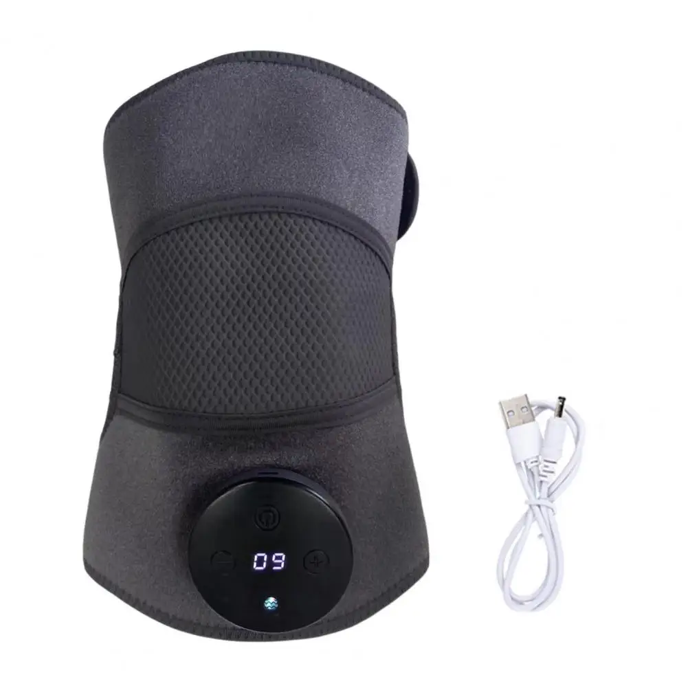 

Электрический массажер для колена с регулируемой вибрацией, портативное устройство для тепловой терапии для снятия боли и улучшения циркуляции, перезаряжаемый