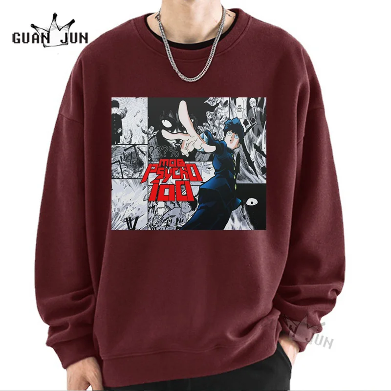 

2022 Mob Psycho 100 Season 3 Hoodie Men Women Pullover Autumn Winter Hoodies Manga Unisex Funny Sweatshirts Streetwear Male