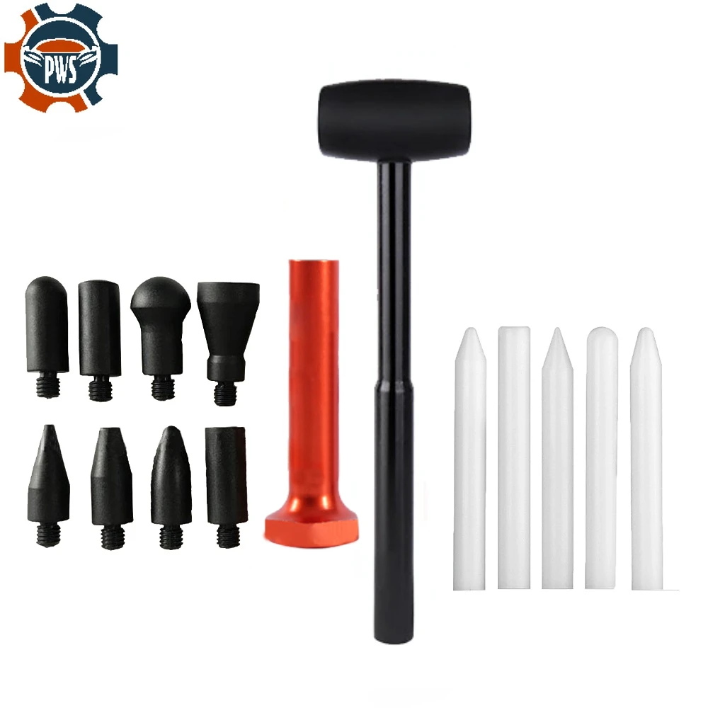 

Car body Paintless Dent Removal Tap Down Tools Dent Rubber Hammer Auto Body DIY Repair Dent Fix Tools