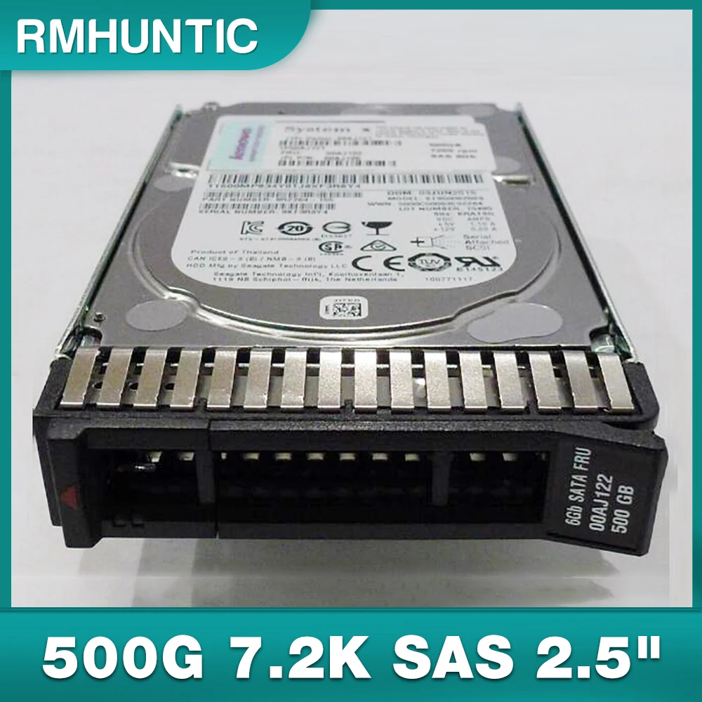 For IBM Hard Disk X3650M5 X3850X6 00AJ121 00AJ122 500G 7.2K SAS 2.5
