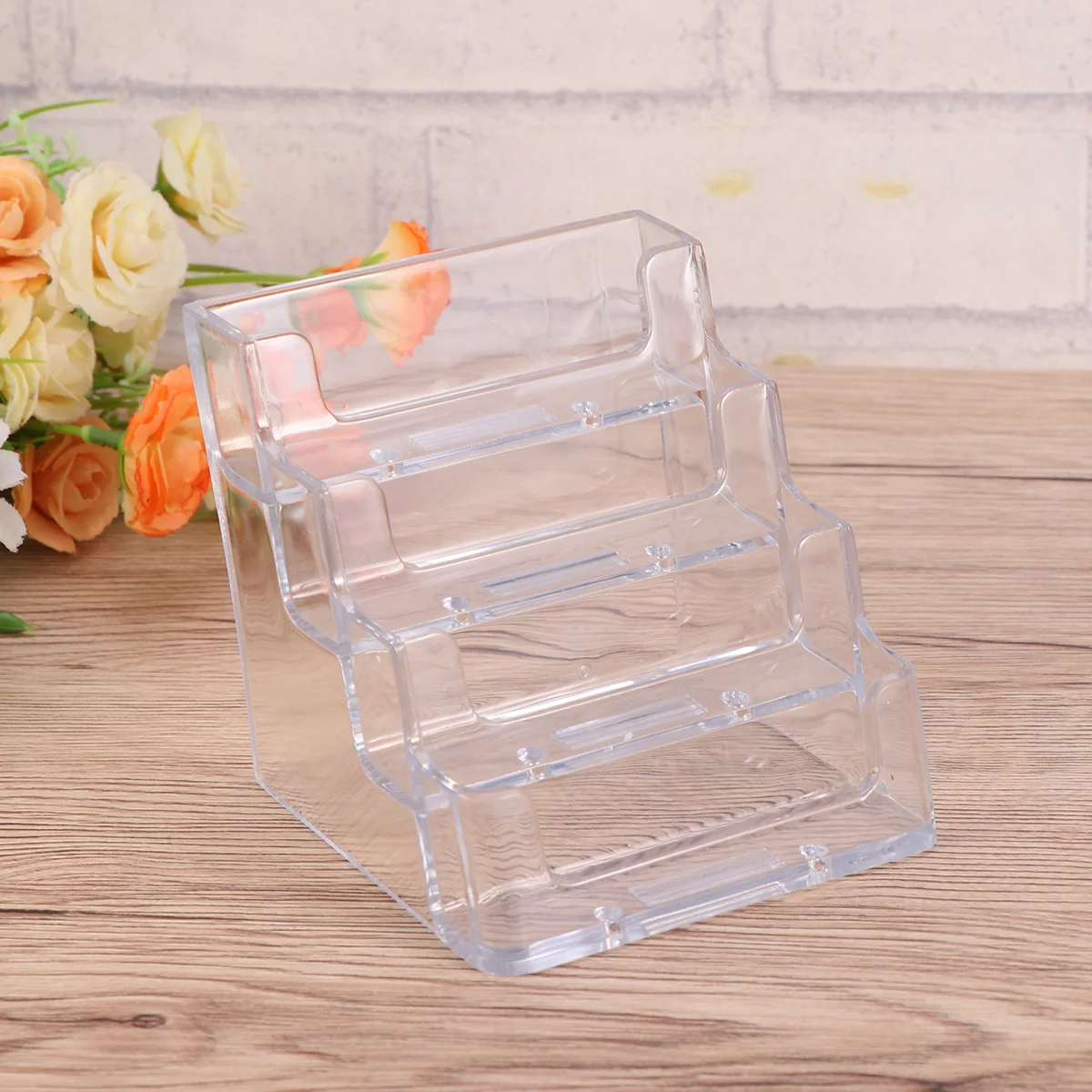 

Business Holder Stand Box Display Sign Desktop Organizer Name Rack Desk Case Acrylic Table Storage Modernholders Office