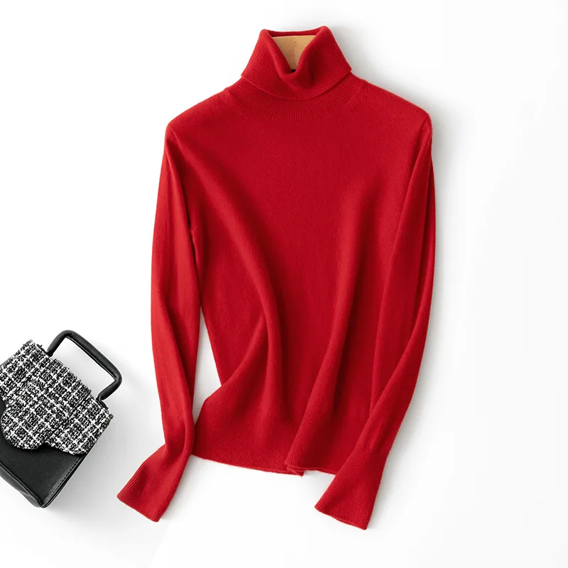 Masigoch зимние супер мягкие 100% Детские кашемировые бесшовные свитера с высоким