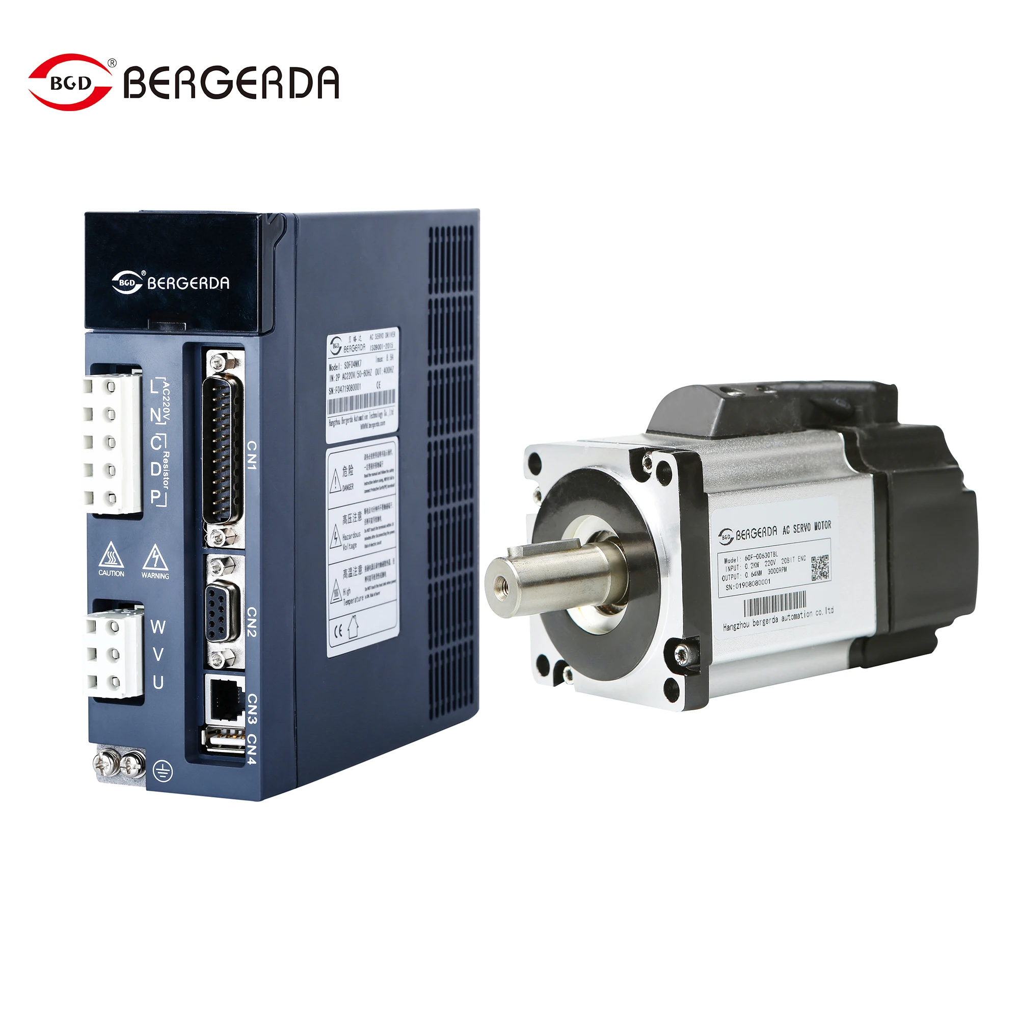 

SDD 130 flange 3.8kw 220V ac CNC servo motor + servo drive 15 Nm 2500rpm with high toque and low servo motor price