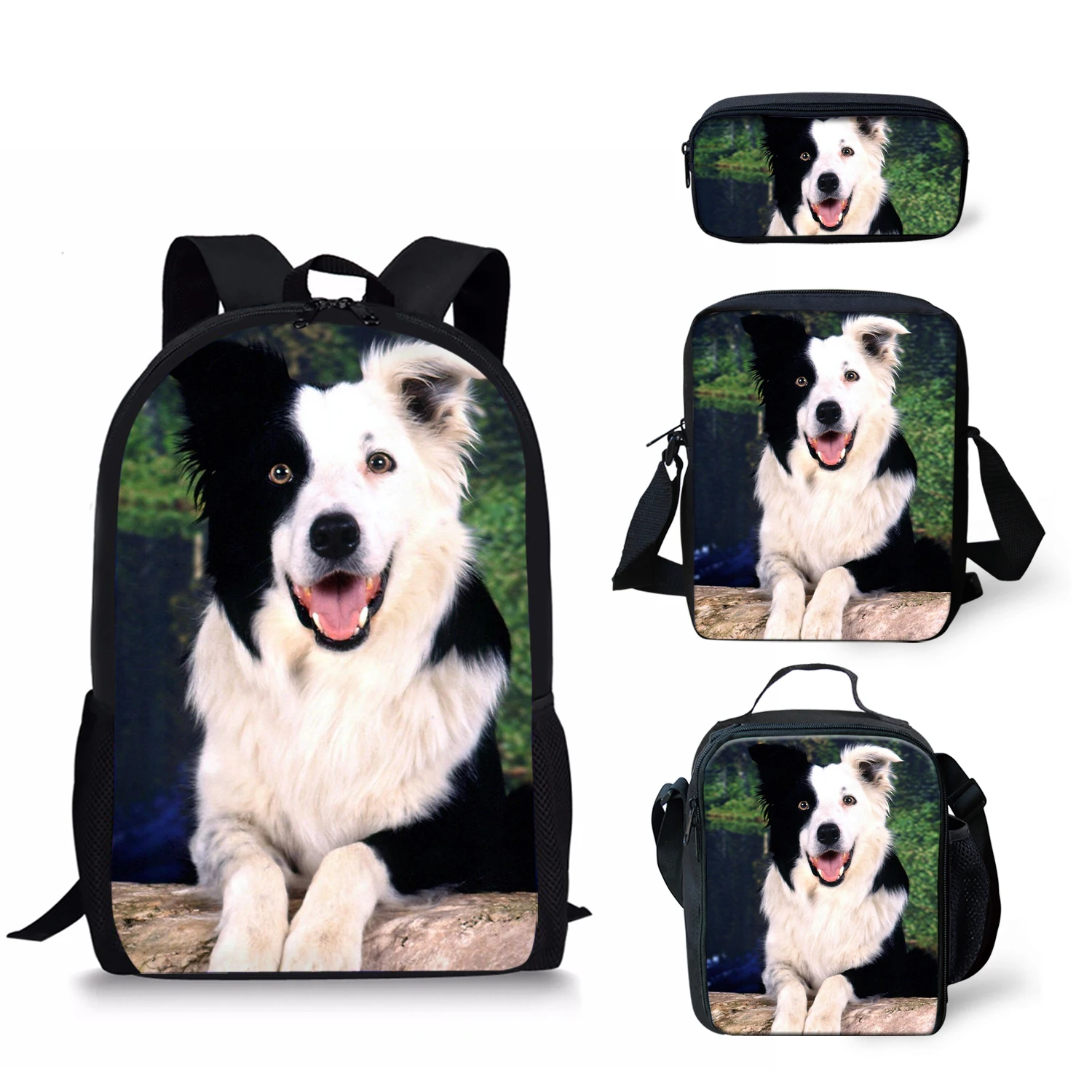 Школьные ранцы с принтом милой собаки, прочный рюкзак для ежедневного путешествия, скалолазания, модный подарок на день рождения для детей, ...