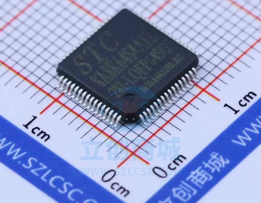 

100% New Original STC8A8K64S4A12-28I-LQFP64 package LQFP-64 New Original Genuine Microcontroller IC Chip