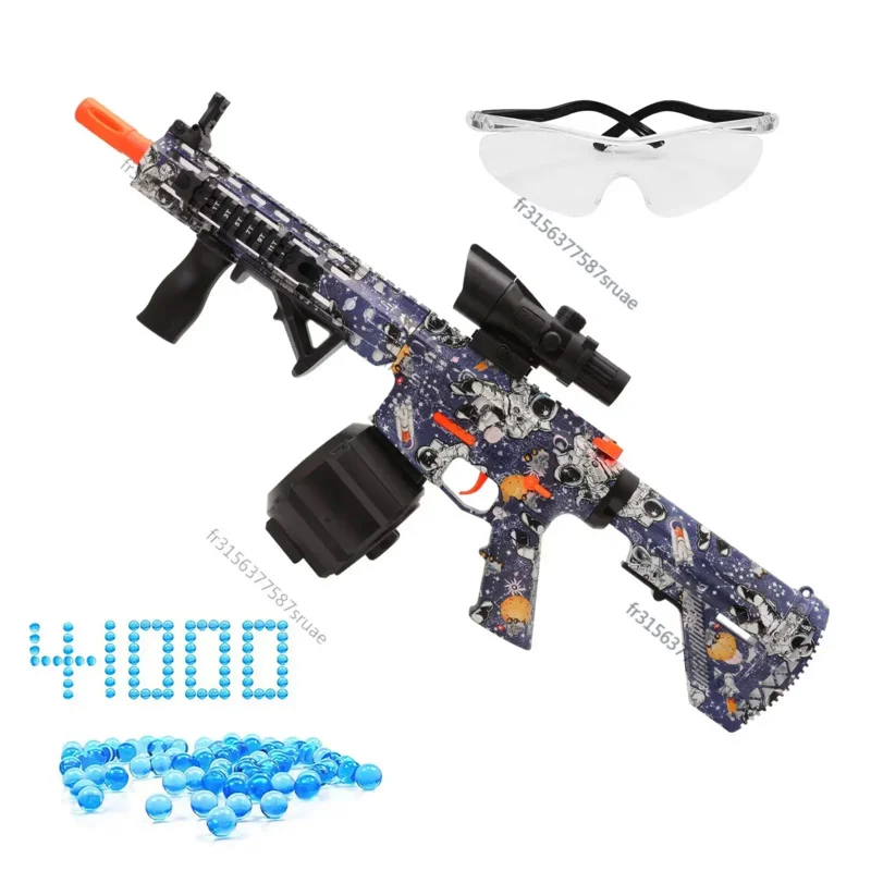 M416 космический камуфляж ручной и Электрический 2 в 1 гелевый шар пистолет для