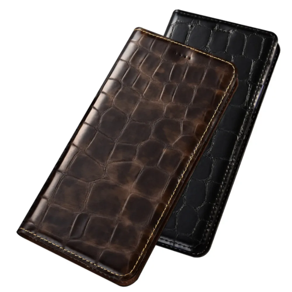 

Calfskin Genuine Leather Holster Cards Slot Flip Case For Xiaomi Mi MAX 3/Xiaomi Mi MAX 2 Phone Cover Magnetic Closed Funda Capa