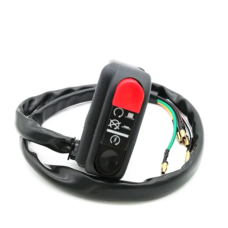 Фара на руль мотоцикла лампа управления двигателем ВКЛ./ВЫКЛ. переключатель для