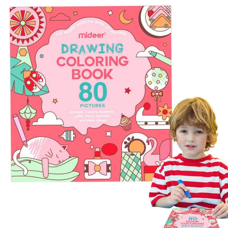 

Paint With Water Books Coloring Book Early Learning Educational Toys Drawing Practice Food-Grade Ink Art Craft Gift For Kids