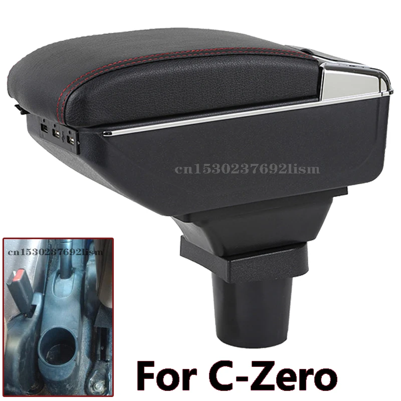 

For C-Zero Armrest box For C-Zero central Store content armrest box with USB interface