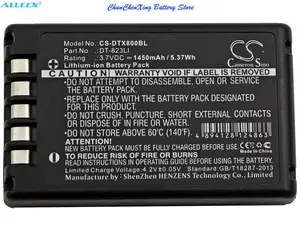 Cameron Sino 1450mAh Battery DT-823LI for Casio DT-800, DT-810