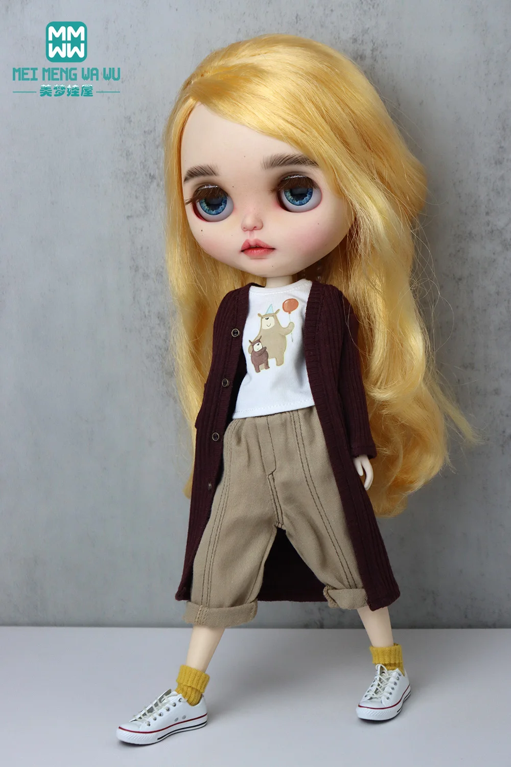Аксессуары для кукол Blyth Azone OB22 OB24 новые джинсы длинные тренчи пальто модные