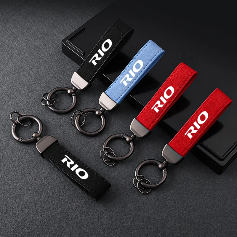 

Car KeyChain Detachable Metal 360 Degree Rotating Horseshoe Buckle Key Chain For KIA RIO 2 3 4 5 Xline x line