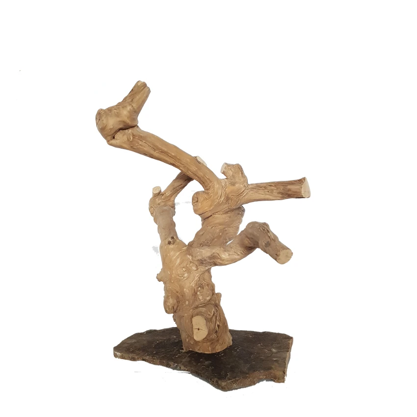

Top Selling Reptile Slate Base Wooden Climbing Natural Branches For Basking