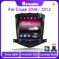 srnubi android 10 carplay auto for tesla style chevrolet cruze j300 2008 2014 car radio multimedia player gps 2 din dvd speakers