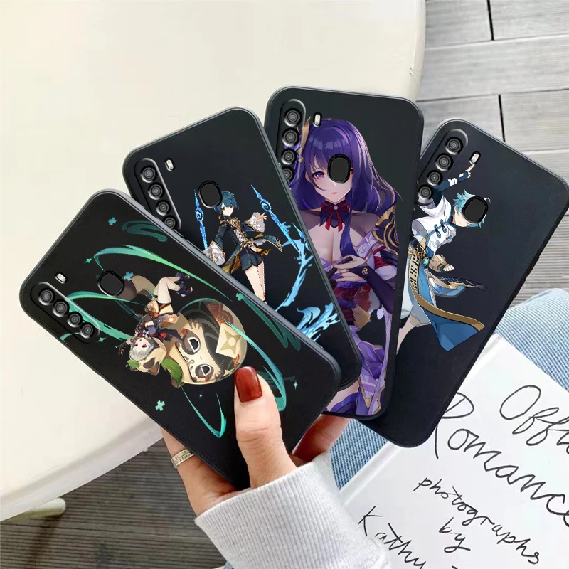 

Genshin Impact Project Game Phone Case For Samsung Galaxy S8 S8 PLus S9 S9 Plus S10 S10E S10 Lite 5G Plus Liquid Silicon Funda