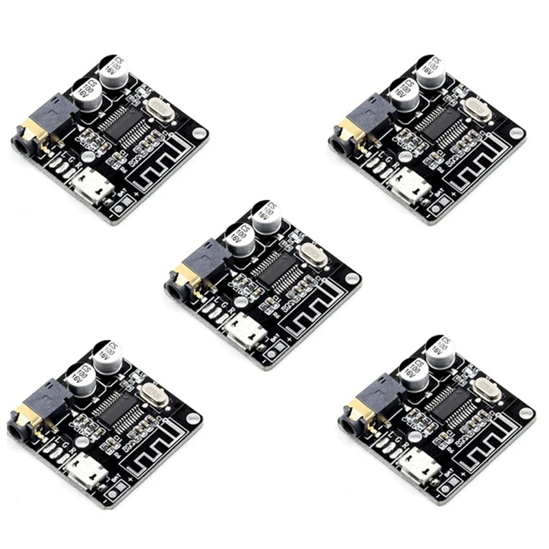 

10PCS VHM-314 Mini Bluetooth 5.0 Audio Receiver Module MP3 Lossless Decoder Board 3.7-5V Wireless Stereo Amplifier