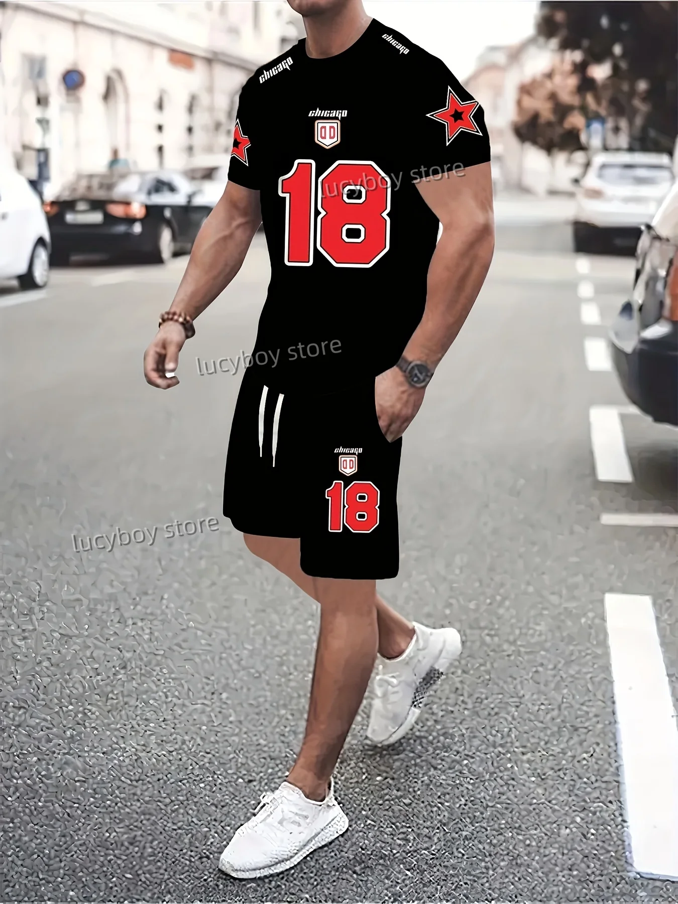 Мужской спортивный костюм JKLVZOE Chicago No 18