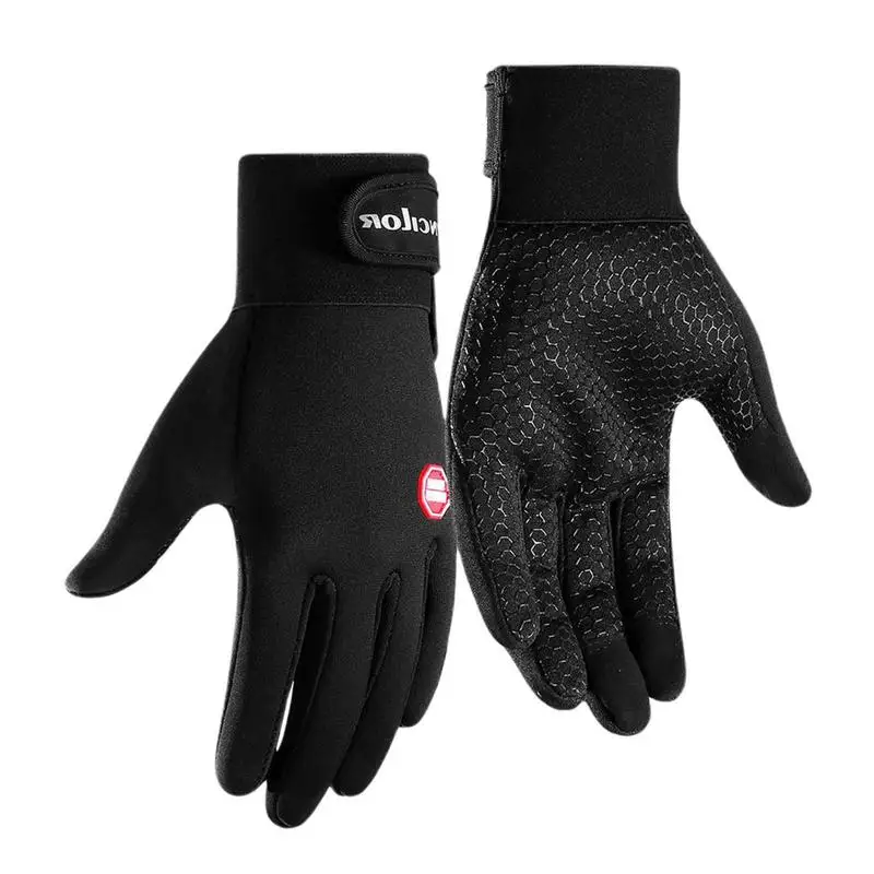 

Outdoor Men Women Gloves Sports Touch Screen Waterproof Windproof Thicken Glove Autumn Winter Warm Thermal Fleece Running Gloves