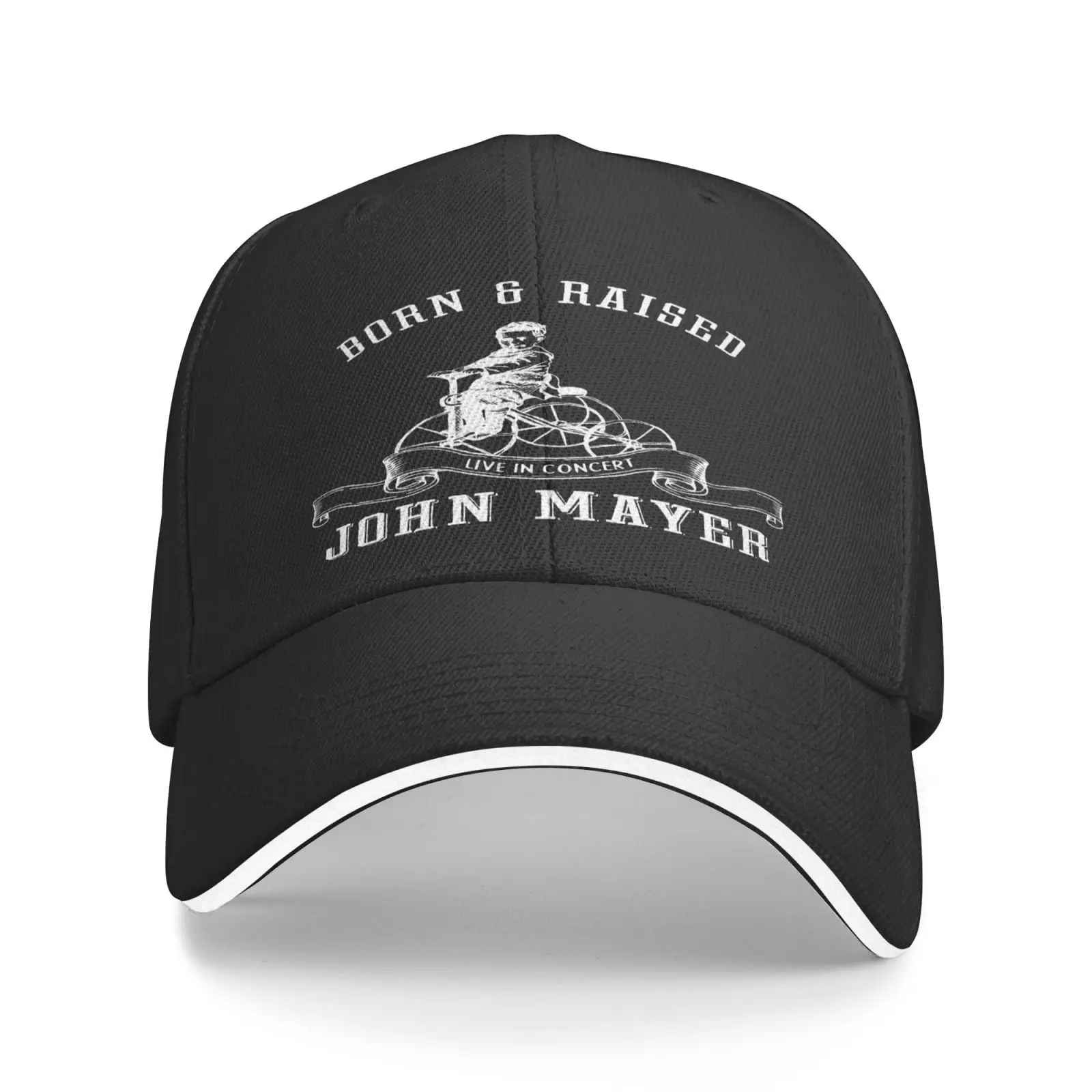 

John Mayer Born & Raised Rare Men's Caps Cap Male Women's Caps Hip Hop Caps Summer Men's Hat Russian Hat Balaclava Beret Women