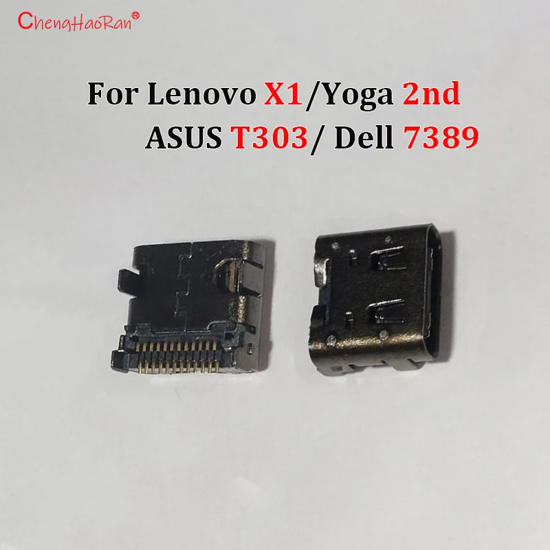 Фото Chenghaoran 2-10 шт. Интерфейс питания Type-c для ноутбука Lenovo X1 Yoga 2nd Asus T303 Dell 7389 №1