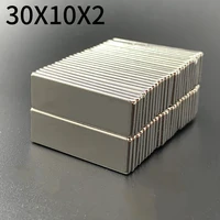 102050 pcs 30x10x2 mm neodymium iron boron strong magnet industrial magnet accessories neodymium magnet permanent magnet block