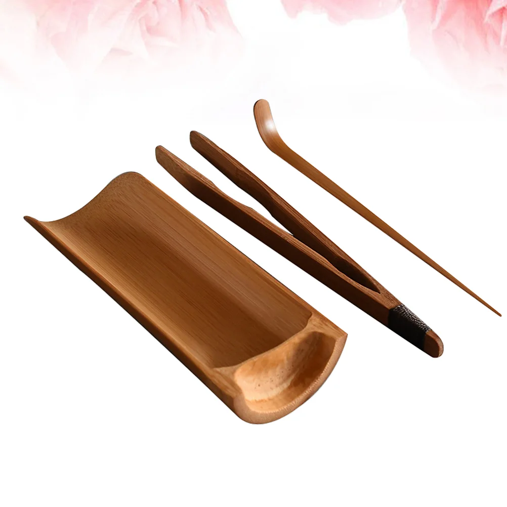 

3PCS Gongfu Tea Needle Japanese Tea Set Wooden Tea Tweezers Tea Ceremony Utensils Tea Tool Set Tea Accessories