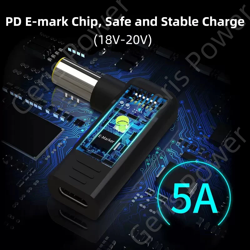 Адаптер питания для ноутбуков разъем постоянного тока USB Type C